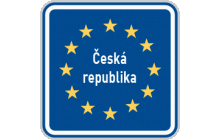 Dopravní značka „Státní hranice“ (č. IP 30) označuje státní hranici při vstupu do české republiky. Při výstupu z české republiky se uvede značka upozorňující na vstup do dalšího členského státu Evropské unie s názvem tohoto státu („Bundesrepublik Deutschland“, „Polska“, „Republik O?sterreich“ nebo „Slovenská republika“). Pod značkou může být umístěna dodatková tabulka „Vzdálenost“ (č. E 3a) s údajem o vzdálenosti státní hranice státu uvedeného na značce. TestImage